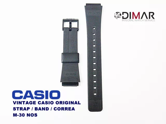 Vintage Casio Original Strap/Band/Correa M-30 Nos