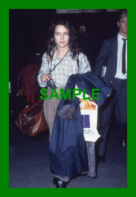 Scarce Original Colour Press Transparency - The Gorgeous Koo Stark In London 83