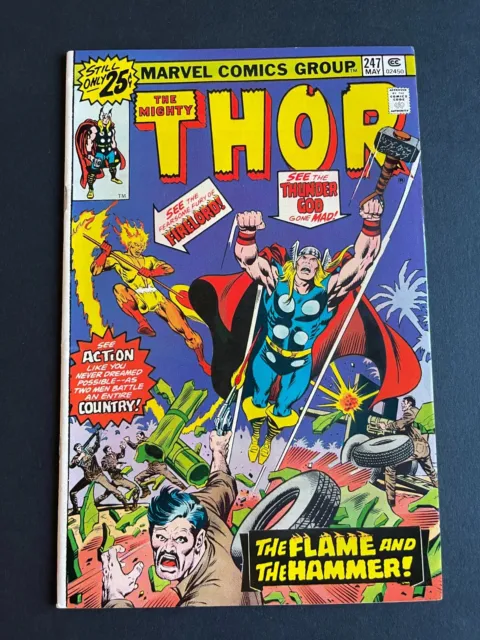 Thor #247 - The Flame and the Hammer! ( (Marvel, 1976) VF-