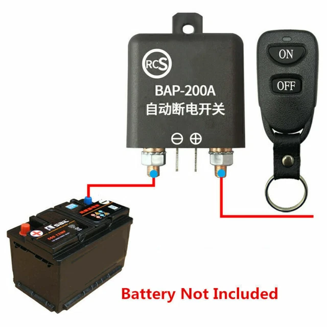 Smart relè di separazione LED 12V auto interruttore di separazione batteria telecomando universale 1X