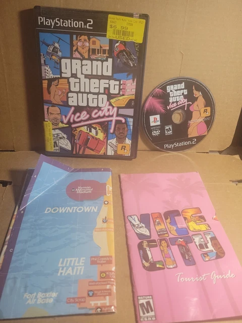 Pack Sony PS2 + GTA Vice City + PES 2 – Console Fat PAL Complète