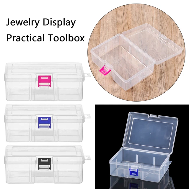 Jewelry Display Screw Storage Cases Plastic Container Box Practical Toolbox