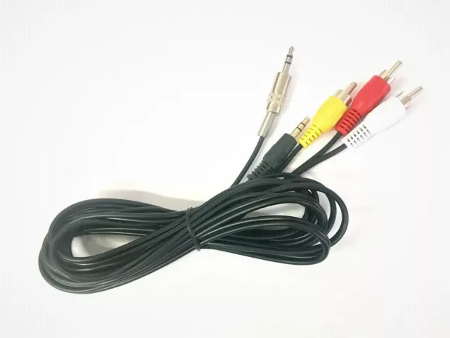 Coby TF-DVD7011 3.5mm AV Cable for Portable DVD To TV