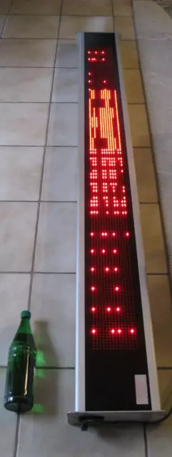 LED-Laufschrift Rot 99 x12cm - WiFi-Programmierbar per