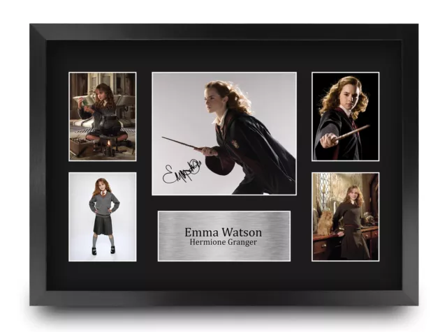 Emma Watson Harry Potter Hermione Granger Gifts Framed Photo A3 Print Movie Fan