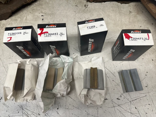 Sunnen Lot Of 4 Boxes NIB 2 Stones Each FC36CC05/ FC36AA93 ++