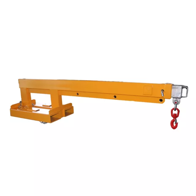 Landy Attachments Forklift Long Mobile Crane Lifting Hoist Jib Boom 5500lb