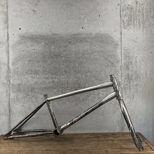 Old School BMX Schwinn Predator Black Shadow Frame Set 80s 100% Chromoly Dent Old School BMX Schwinn Predator Black Shadow Frame Set 80s 100% Chromoly Dent