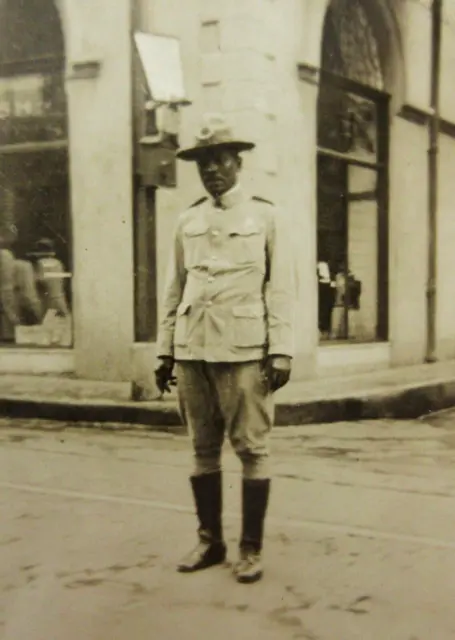 Panama Canal Zone Colon Panamanian Policeman Baker Street Vendor Photos 1920-30s