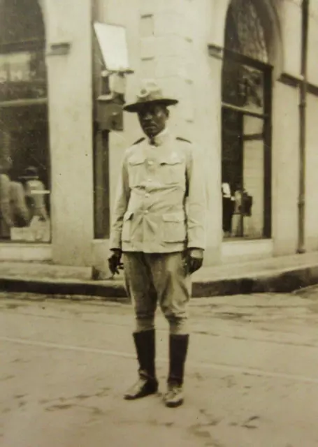 Panama Canal Zone Colon Panamanian Policeman Baker Street Vendor Photos 1920-30s
