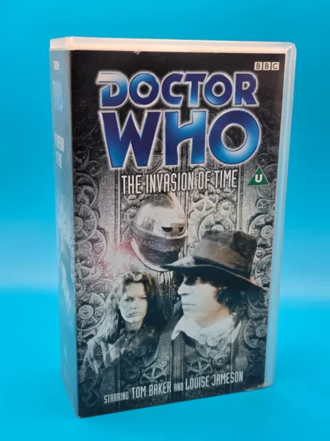 Doctor Who VHS Video Cassette The Invasion of Time Tom Baker & Louise Jameson