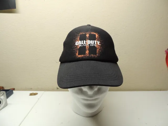 Call Of Duty Black Ops 2 Hat, Black Snapback, Curved Bill Dad Hat OSFM New