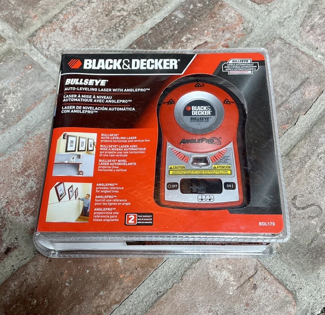 BLACK+DECKER BULLSEYE BDL170 Self/AutoLeveling Laser Line Level Tool