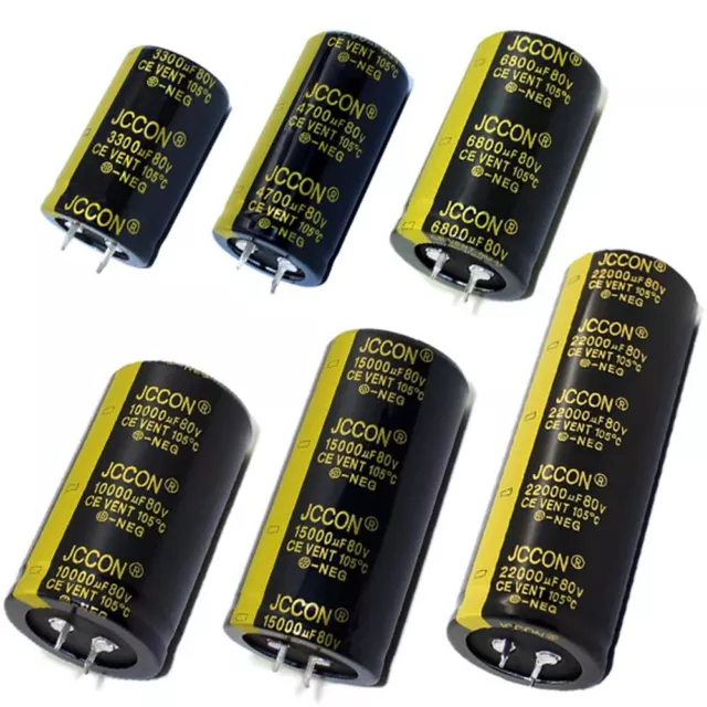 25V-450V Large Electrolytic Can Capacitors - Snap In 100uF-100000uF Capacitor 2