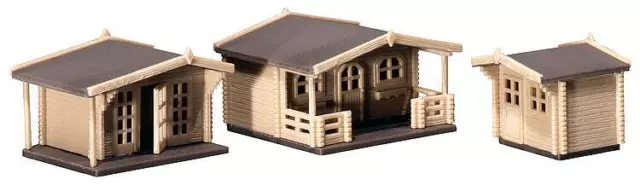 Faller N Scale Building/Structure Kit Garden 3 Summer Houses/Homes/Cottages