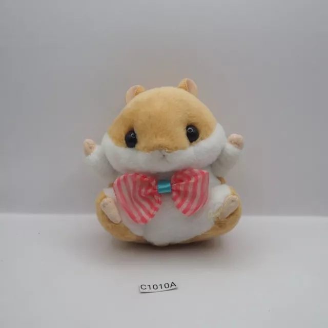 Coroham Coron Hamster C1010A Amuse Brown 5" Plush Stuffed Toy Doll Japan