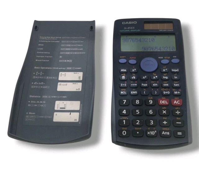 Taschenrechner Casio FX 85 DE Plus - Refresh in 85 DE X + 3x Mundschutz Taschenrechner Casio FX 85 DE Plus - Refresh in 85 DE X + 3x Mundschutz