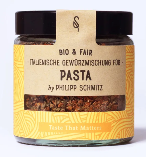 SoulSpice BIO Pasta Gewürz - italienische Allrounder Gewürzmischung - BIO & Fair