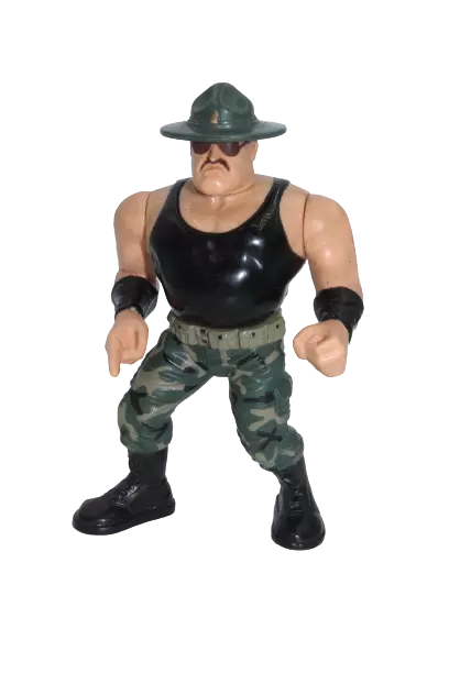 WWF Wrestling Figur Vintage 1991 Sgt. Slaughter Hasbro (AF248)