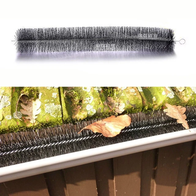 Spazzola di protezione foglie efficiente per grondaie pulite e tubi di scarico s