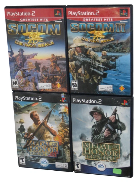 Lot De 3 Jeux PS2 : Rayman, Jak X Et Medal Of Honor Soleil Levant - Occasion