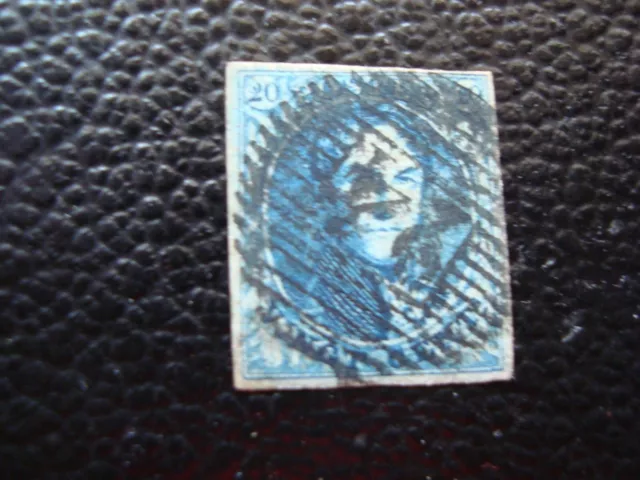 Belgien - Briefmarke Yvert / Tellier N°7 Gestempelt (A50) (2eme Wahl Verdünnt)