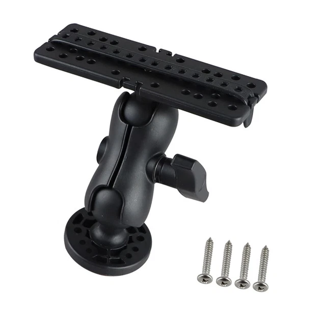 Support Téléphone/GPS Moto Avec Boule Et Fixation Sur Té De Fourche - Universel - Neuf - France
