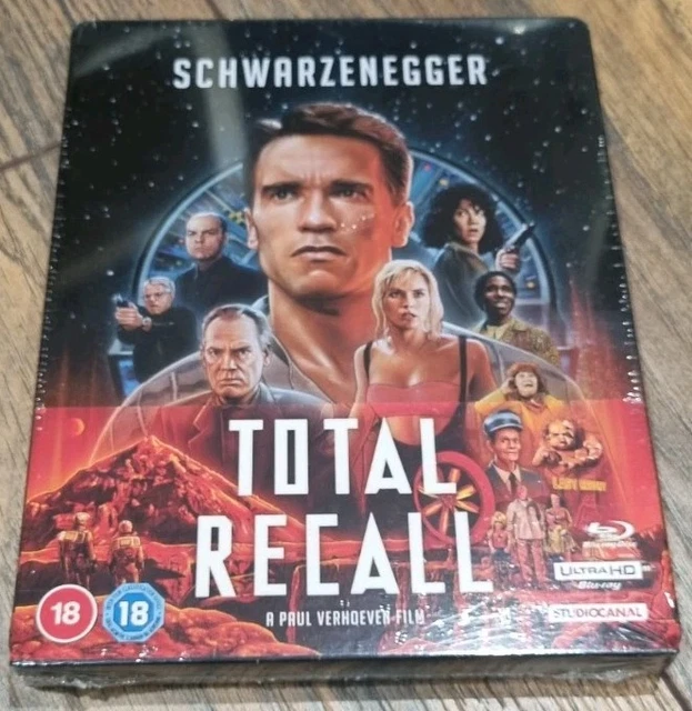 TOTAL RECALL STEELBOOK 4K UHD Blu ray New Sealed UK Edition Fast ...