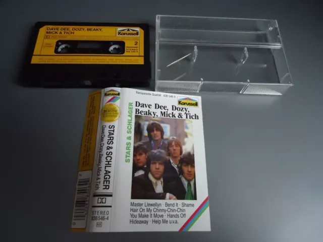 MC DAVE DEE, DOZY, BEAKY, MICK & TICH - STARS  & SCHLAGER Musikkassette Tape