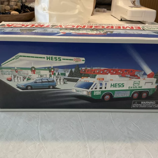 1996 Hess Emergency Truck New In Box