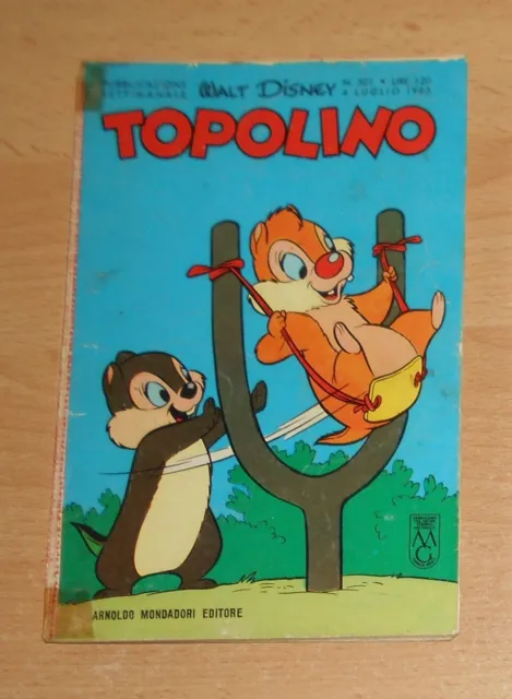 Ed.mondadori  Serie  Topolino   N° 501  1965   Originale  !!!!!