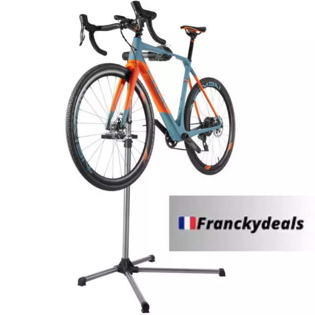 Pied d'Atelier Vélo25 kg - Support Robuste Livraison Rapide Neuf Fr