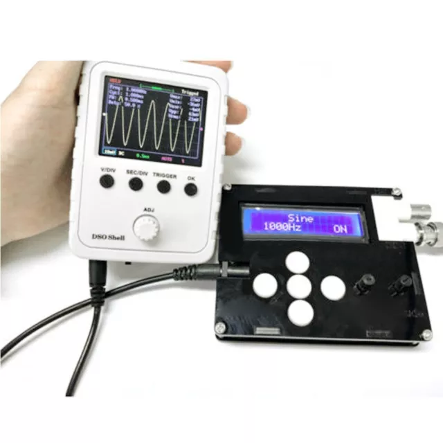 Affichage Oscilloscope DSO150 Numérique Assemblé Avec pince de test Boîtier