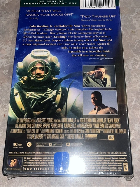 MEN OF HONOR (VHS, 2002)~Robert DeNiro~Military Movie~NEW SEALED £3.11