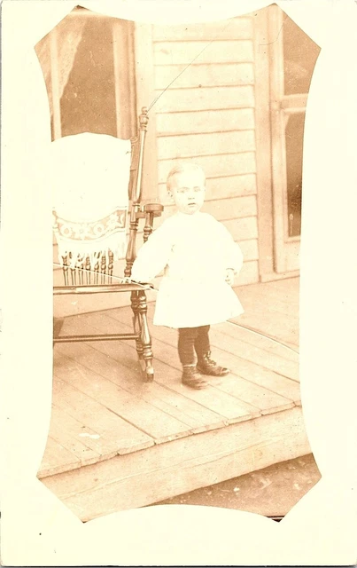 Boîte Poupée Ancienne Éden Bébé Avec La Carte Postale 1909