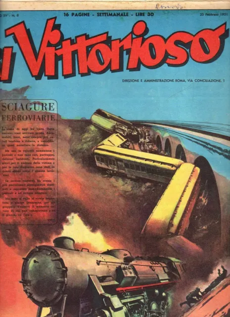 [Atp] Vittorioso Originale Anno 1951 Numero 8