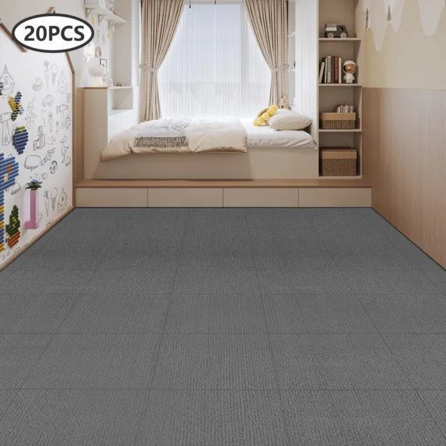 20* Alfombra cuadrada, alfombra de suelo, tipo de adsorción alfombra autoadhesiva