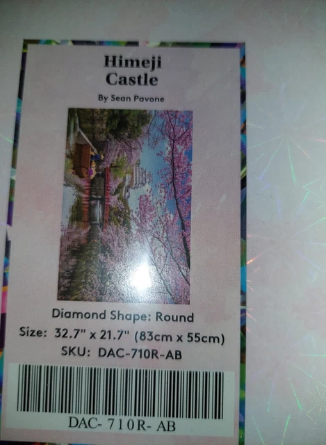 Himeji Castle Diamond Painting by Sean Pavone Diamond Art Club Unopened