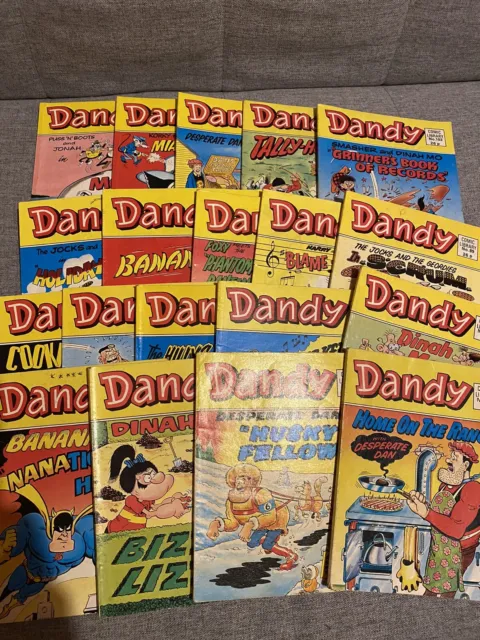 Dandy  Comic Library  Collection 19 Copies   VGC 1980's