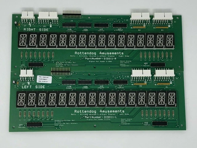 Carte D'alimentation Rottendog Pour Flippers Data East - Neuve (USA, 2023)