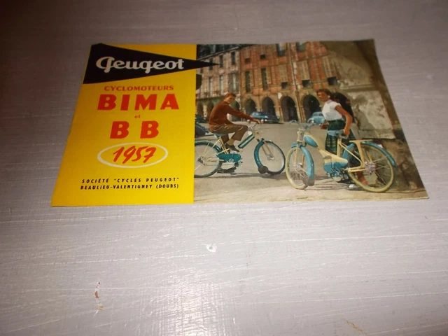 Documentation / Manuel PEUGEOT Cyclomoteur BB.V - N°17081 - Info Service 1961-1963