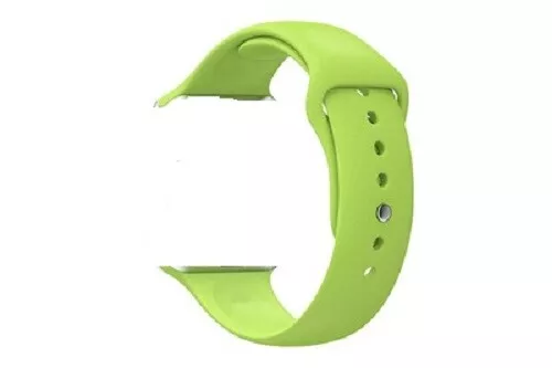 Bracelet Apple Watch 38/ 40 Mm Sport En Silicone Vert *Neuf*