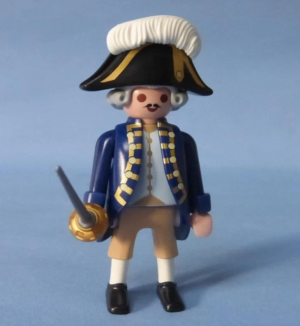 PLAYMOBIL FIGURES CUSTOM x1 British pirate bluecoat history general