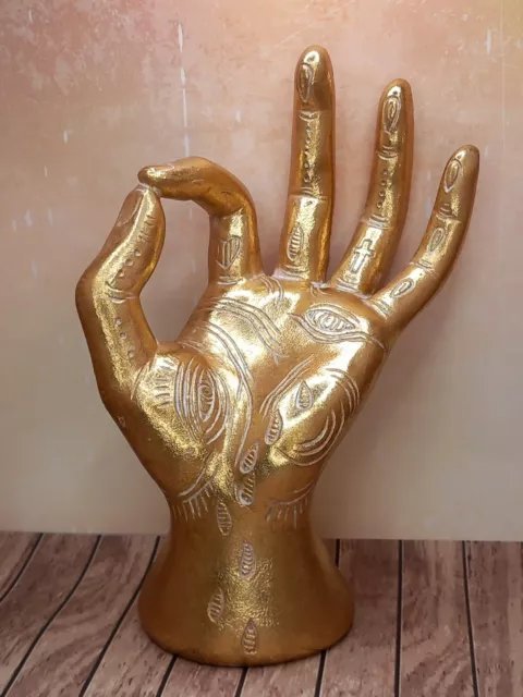 TK Maxx Gold Hand Palmistry Tarot Halloween