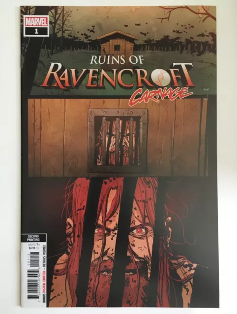 Ruins of Ravencroft Carnage #1 2020 2nd Printing Marvel Comic Book Variant Venom