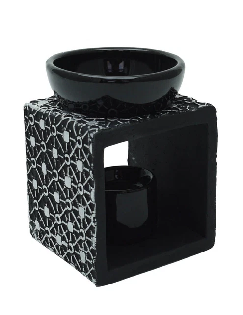 Ätherischer Öl Brenner 100 Ml - Eisen Keramik Aromatherapie Mit Wachswärmer