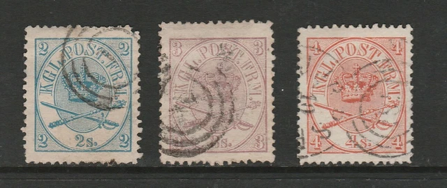 Denmark Scott# 11-13 Used