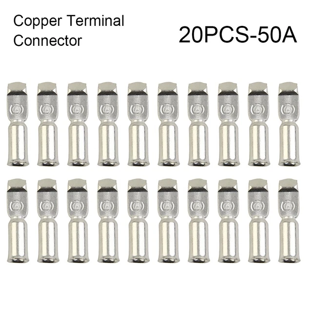 Câble Terminal 20 Pièces 50Amp Contacts for Batterie Connexions Tout Neuf