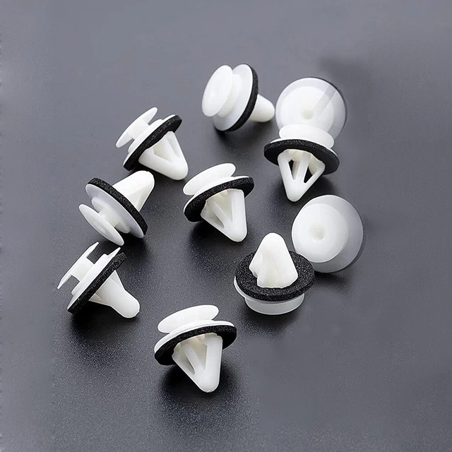thumbnail image 2 of 100x Door Trim Clips – For Hyundai Santa Fe, Kia Sportage Side Moulding & Rocker Panel 2 of 5