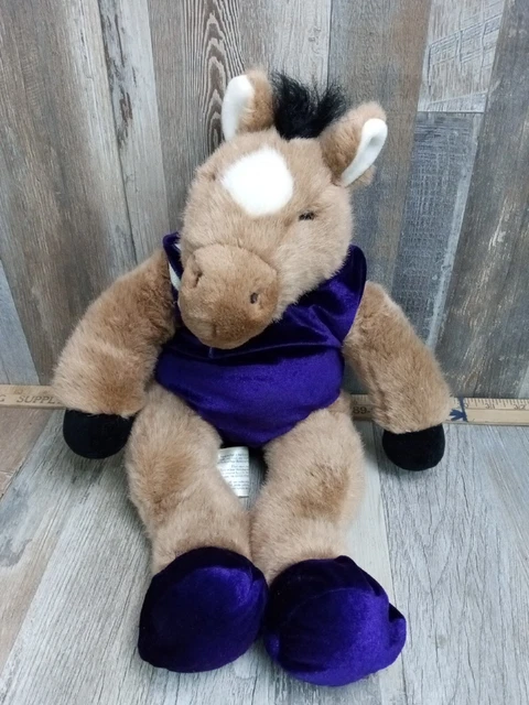 Build A Bear Horse Plush 18” Stuffed Animal Toy Retired Brown Pony